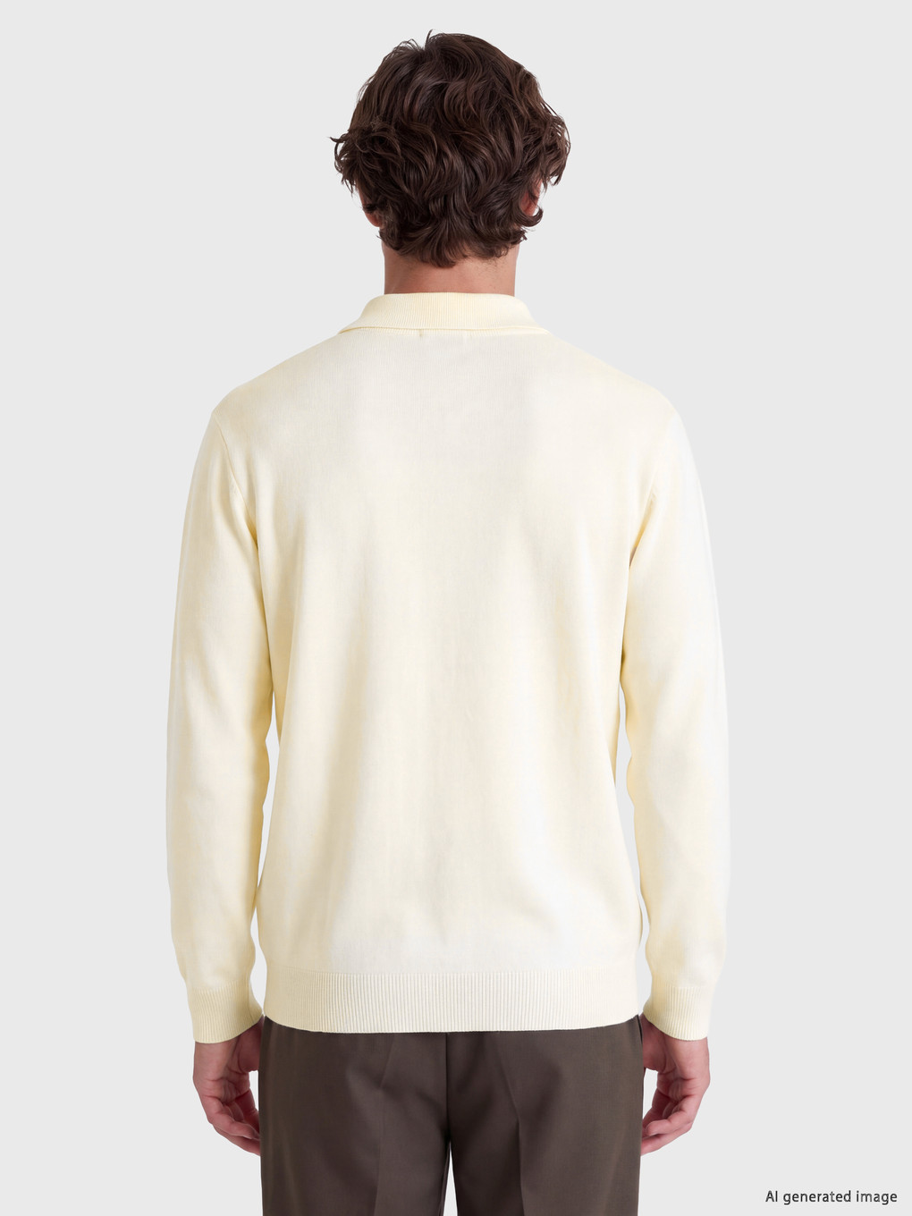Man Ecru Sweater-3
