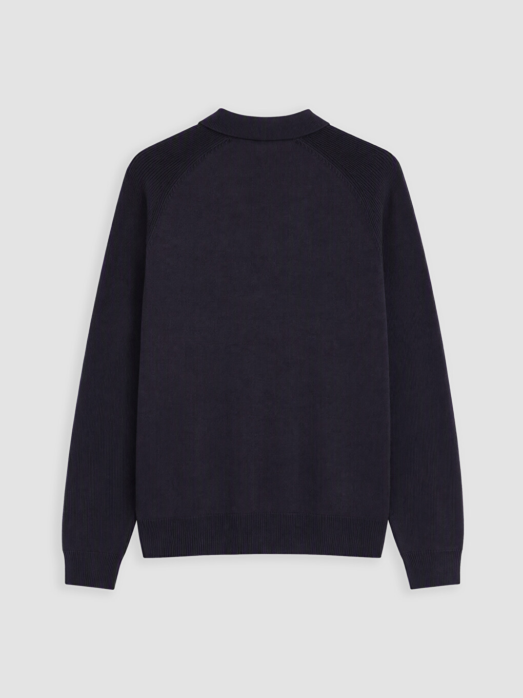Lacivert Polo Yaka Erkek Kazak-6