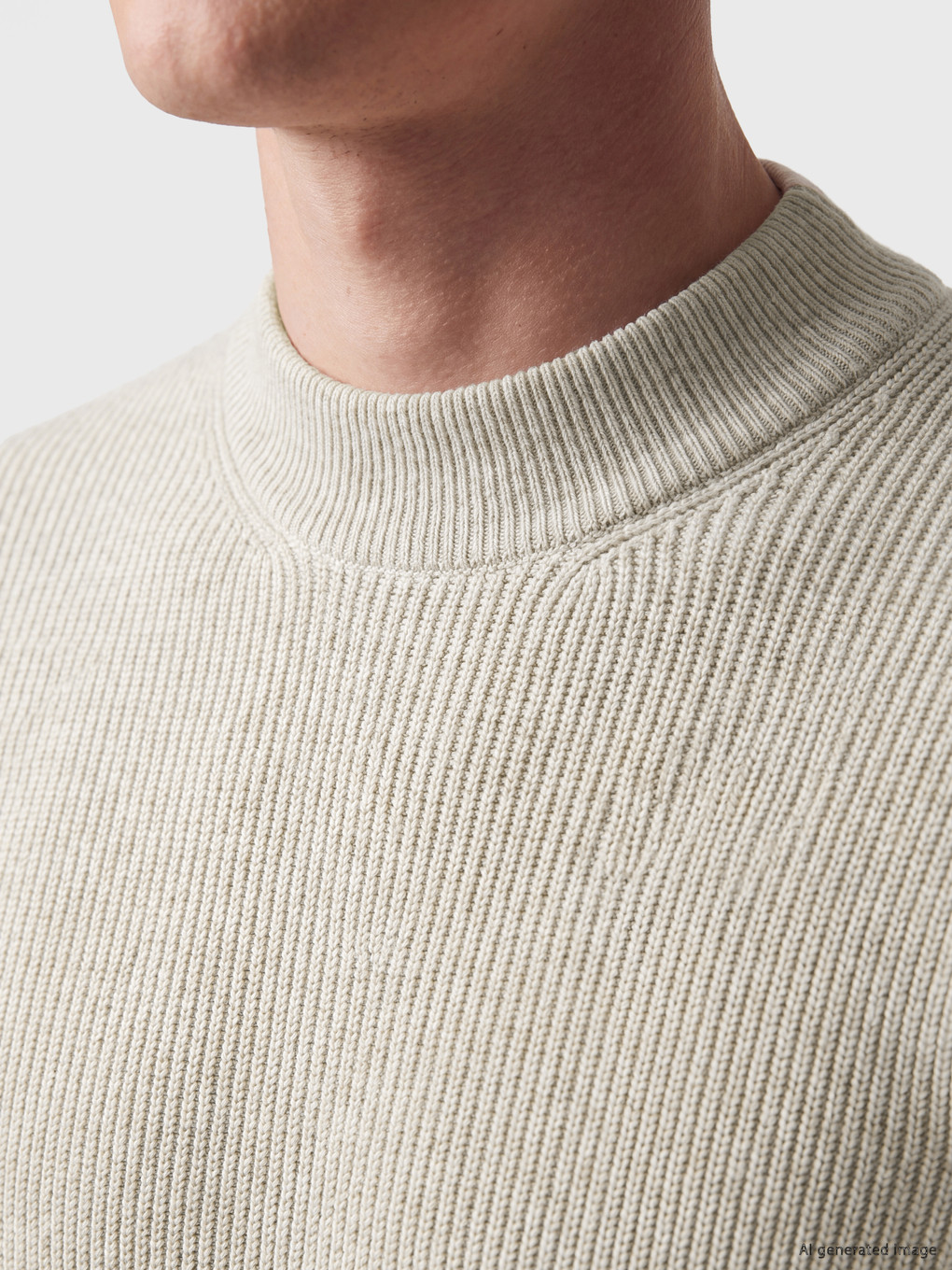 Man White Sweater-2