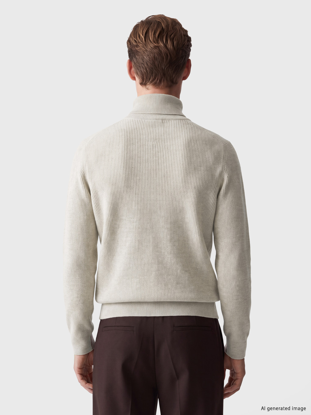 Man White Sweater-3