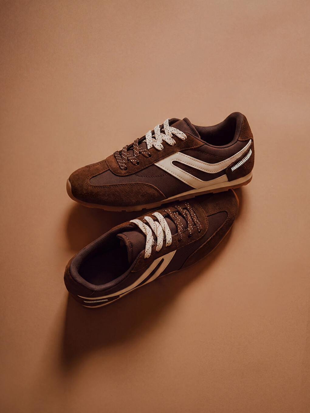 Suede Looking Girls' Sports Shoe