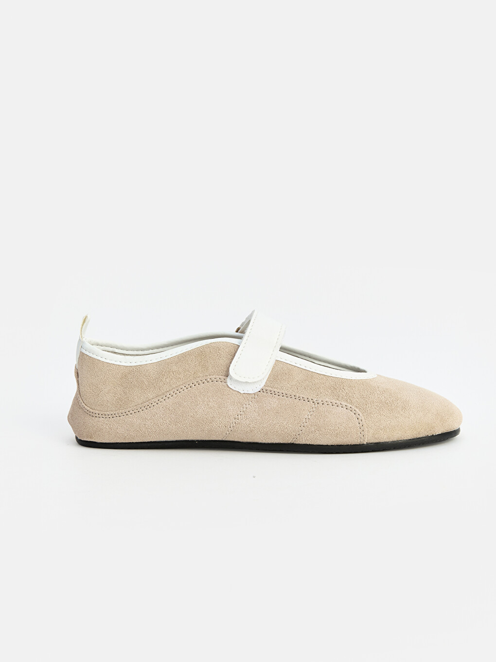 Faux Suede Women's Ballet Flats-1