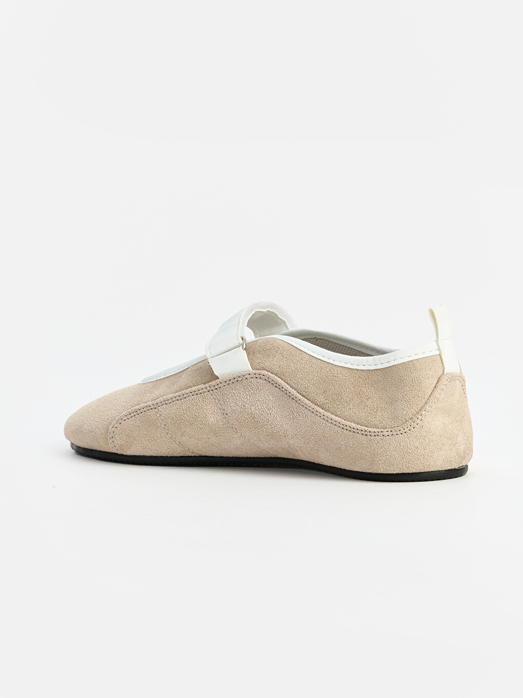 Faux Suede Women's Ballet Flats-2