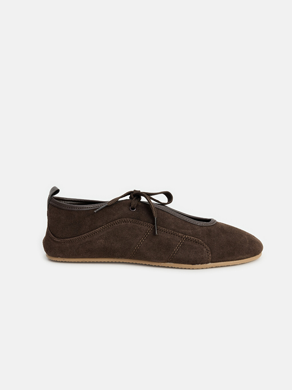 Faux Suede Women's Ballet Flats-1