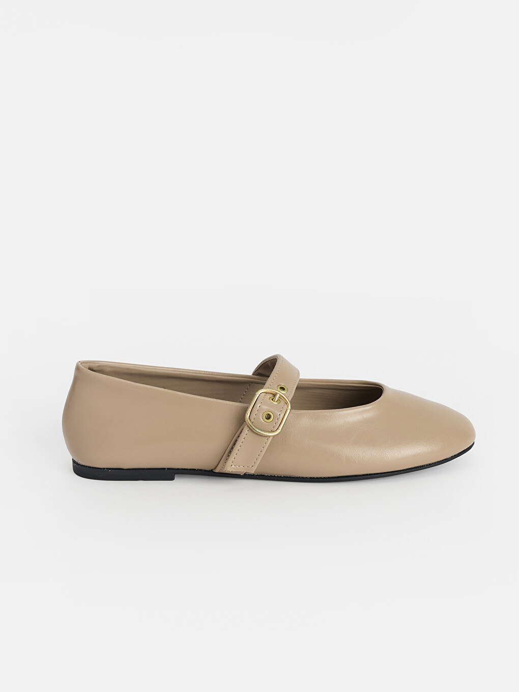 Faux Leather Women's Ballet Flats-1