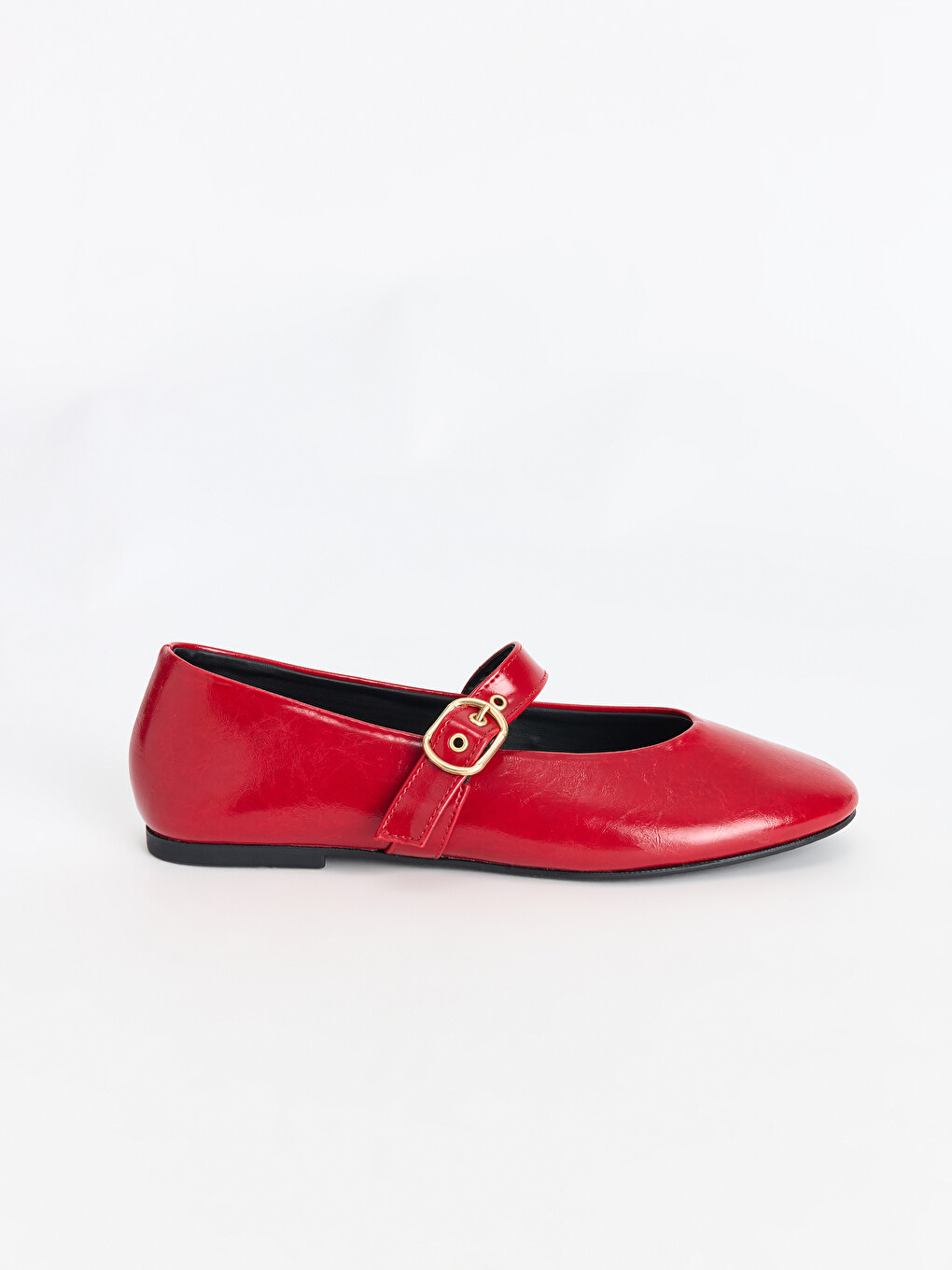 Faux Leather Women's Ballet Flats-1