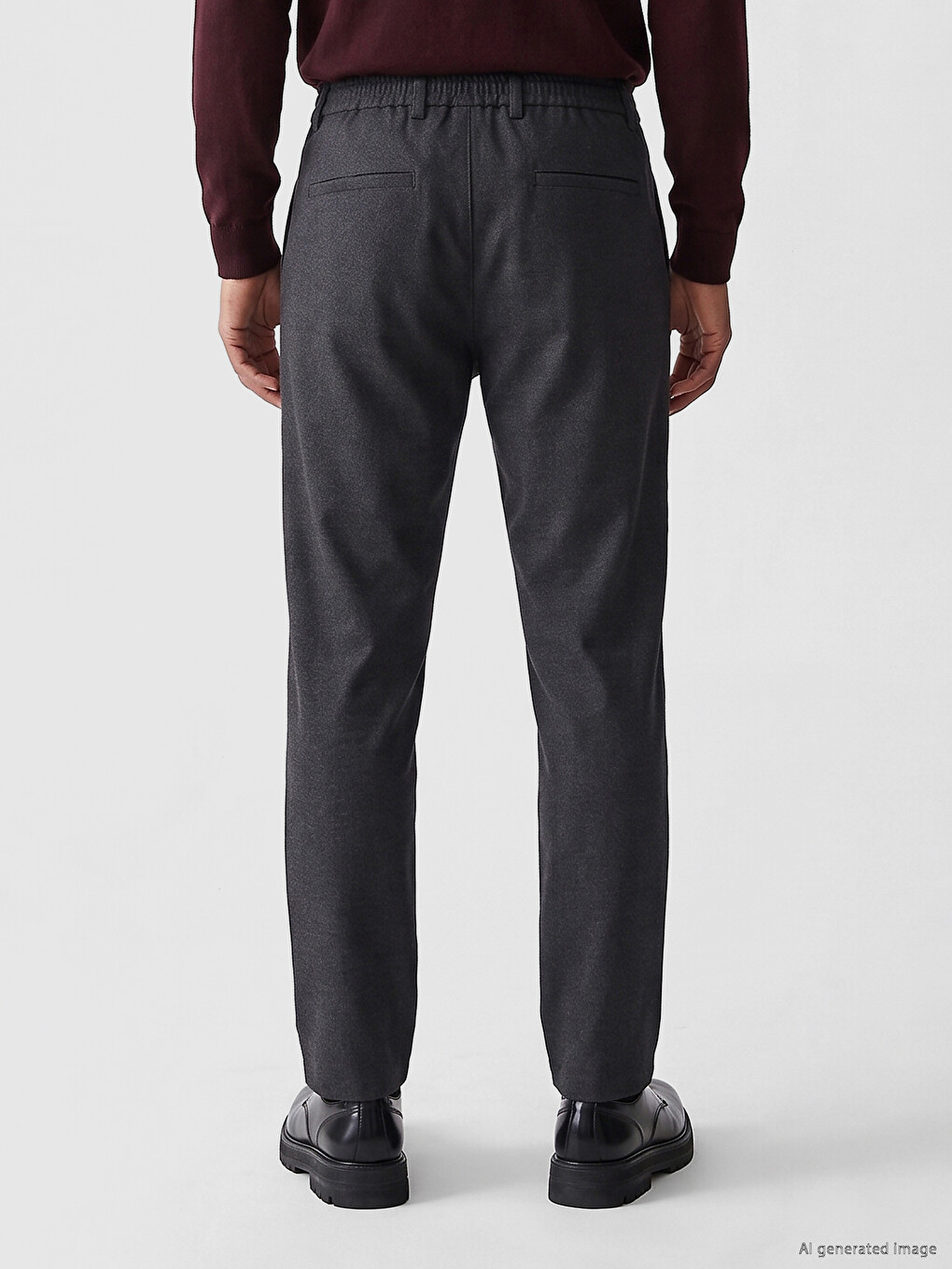Antrasit Regular Fit Erkek Pantolon-1