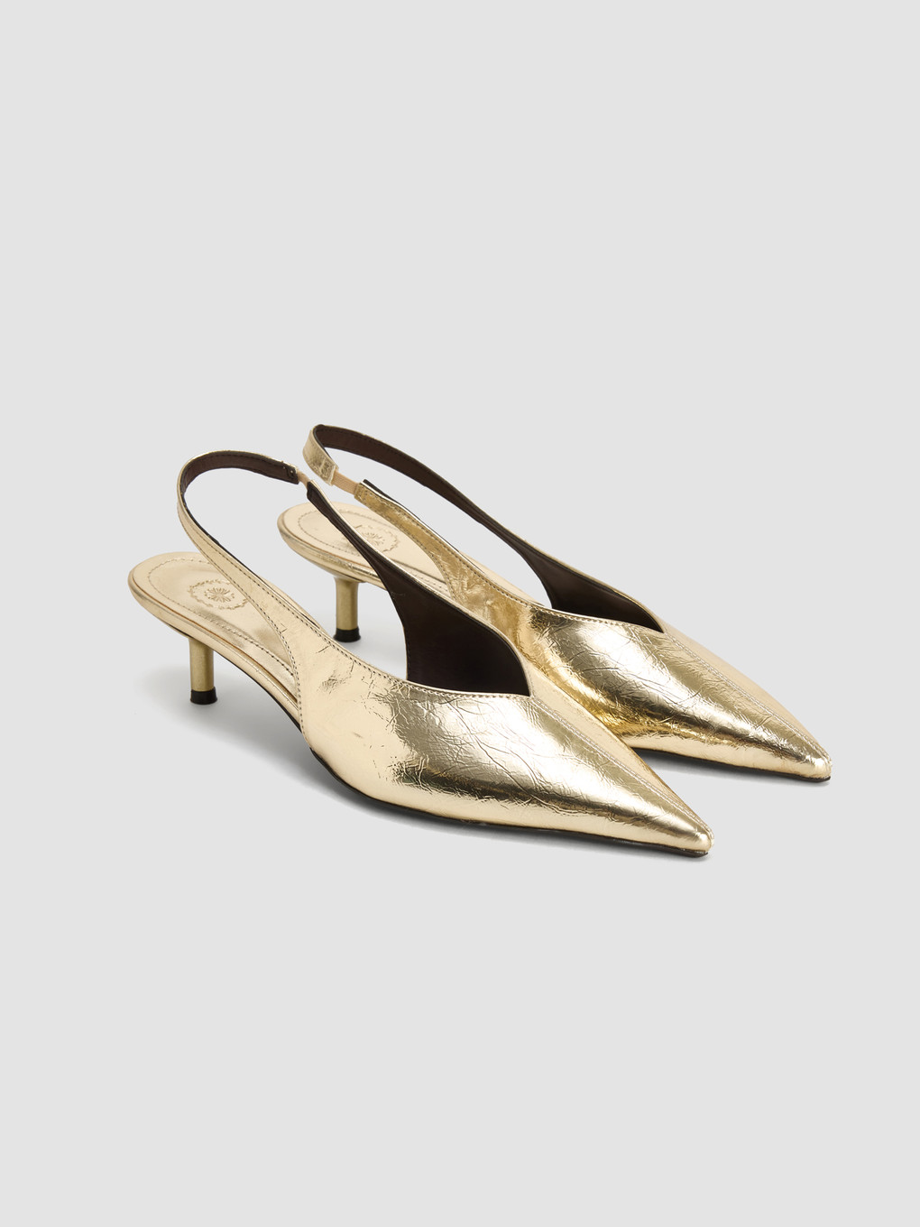 Woman Yellow High Heels