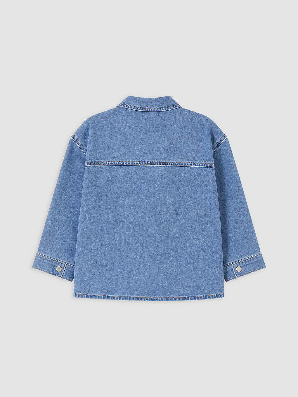 Long Sleeve Boys' Jean Shirt-1