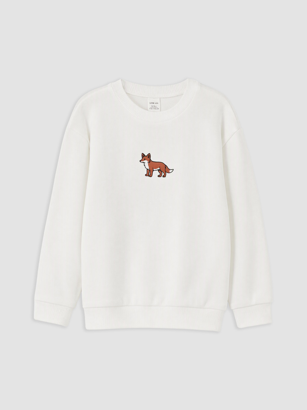 Boy White Sweatshirt-1