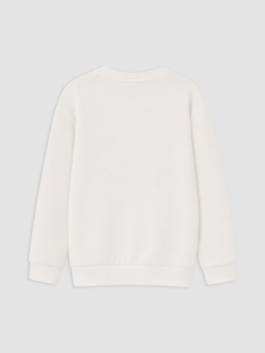 Boy White Sweatshirt-2