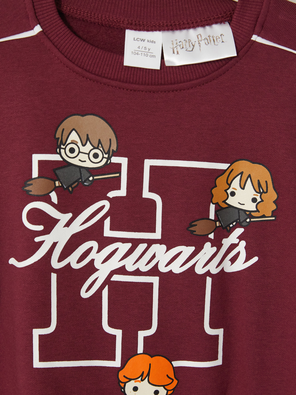 Bordo Harry Potter Erkek Çocuk Kalın Eşofman Takım-3