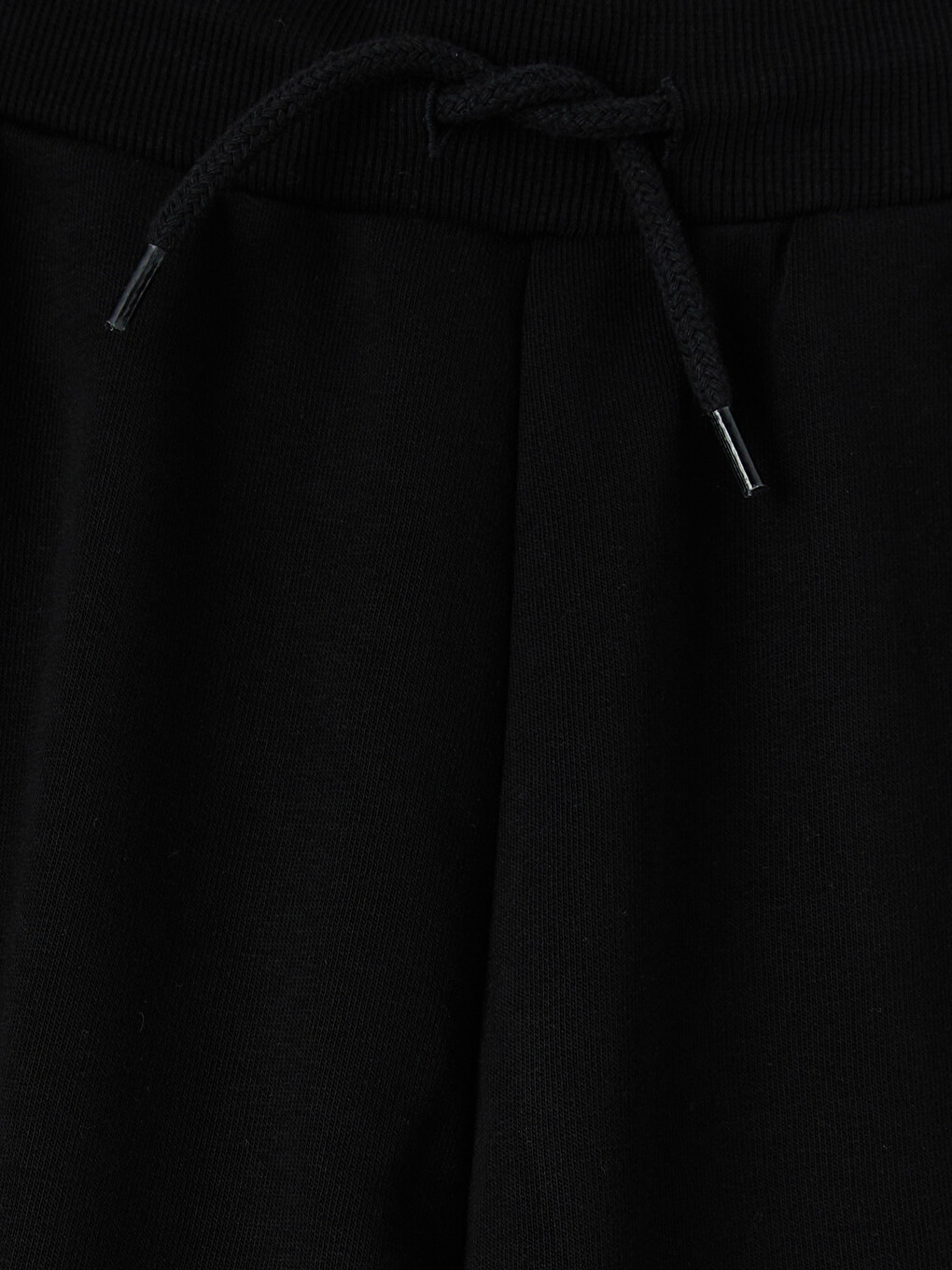 Girl Black Jogger Sweatpants-1