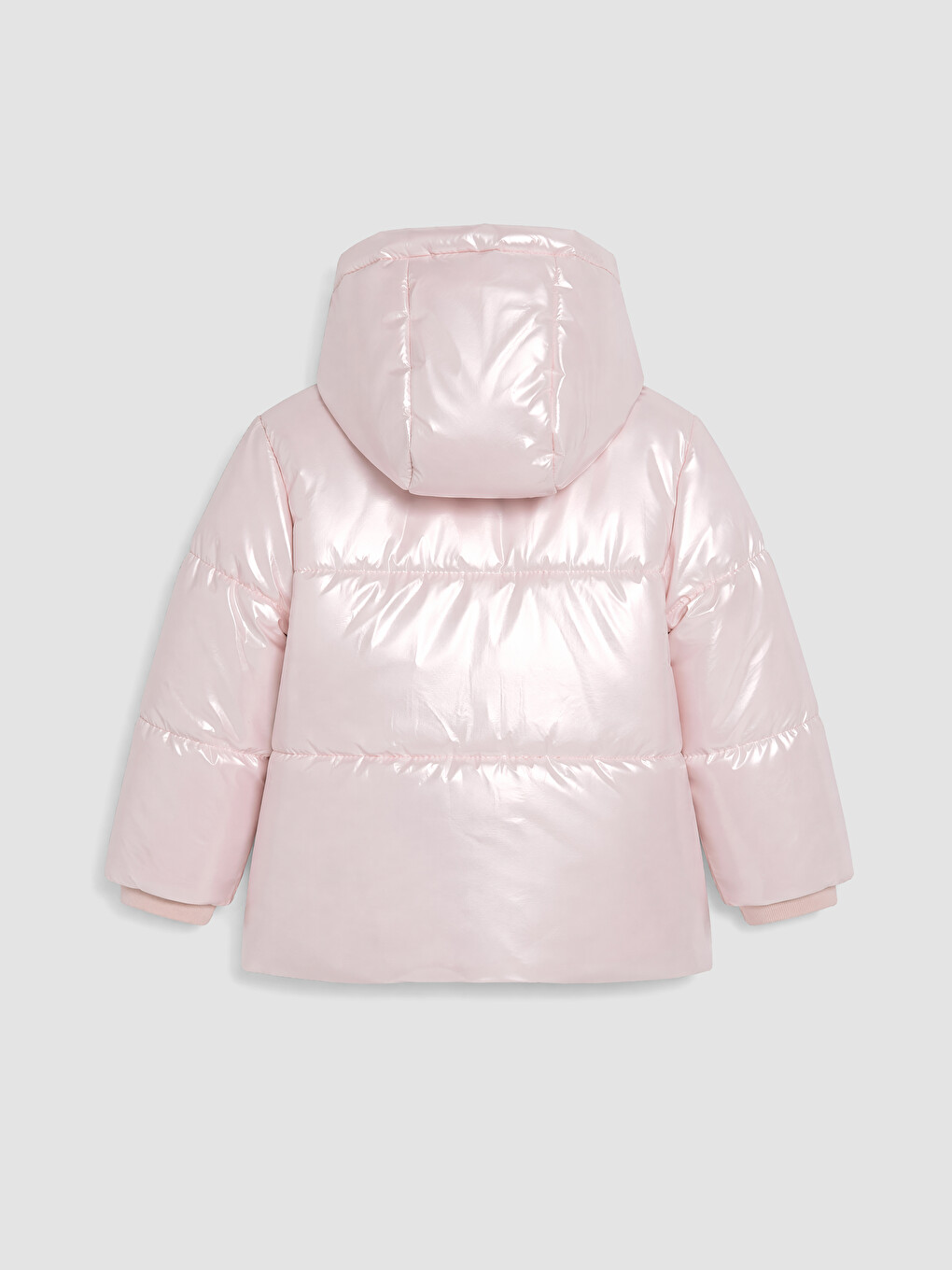 Shiny-looking Baby Girls' Puffer Coat-1