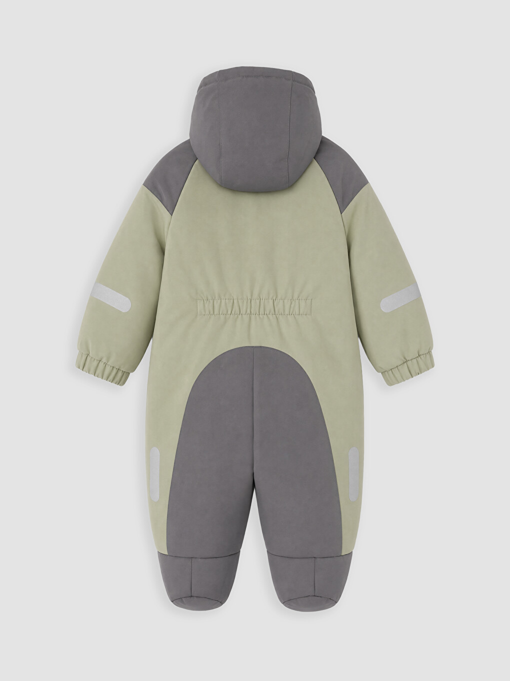 Yeşil Kapüşonlu Erkek Bebek Astronot Mont-2