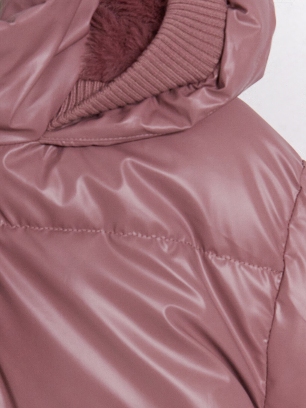 Pembe Su İtici Kız Çocuk Şişme Mont-2