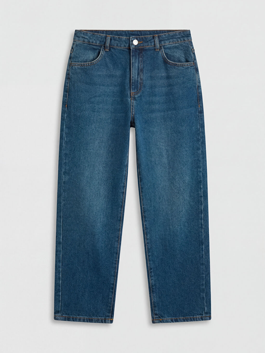 İndigo Baggy Fit Erkek Çocuk Jean Pantolon