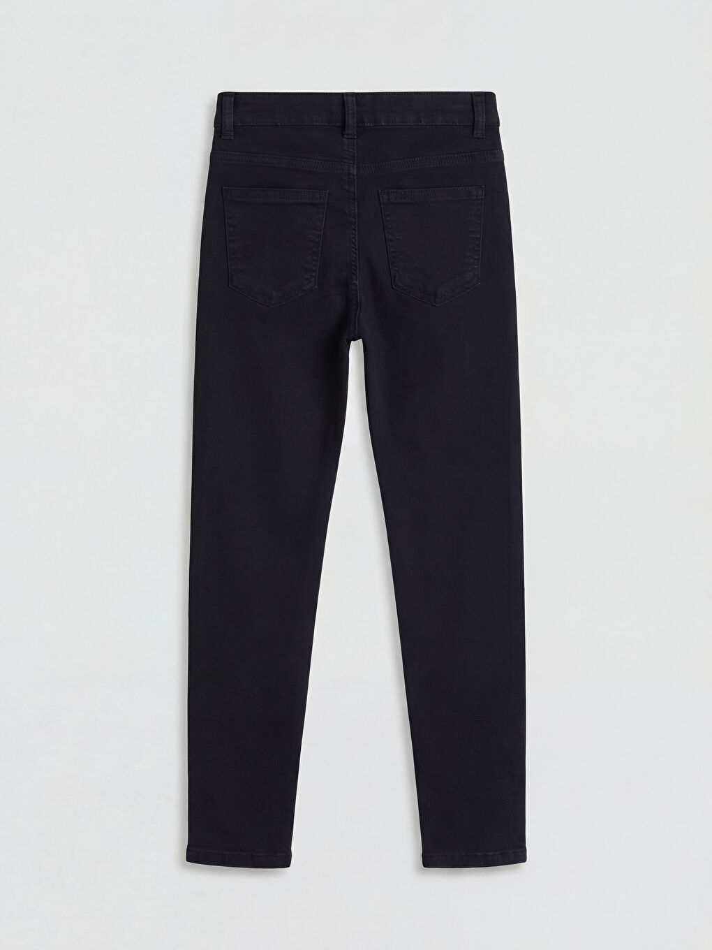 Siyah Süper Skinny Fit Erkek Çocuk Jean Pantolon-1