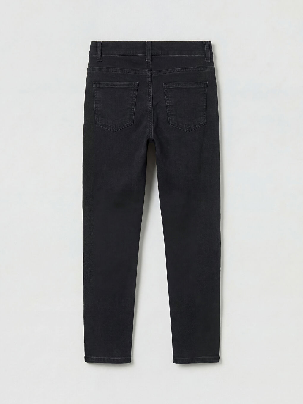 Siyah Super Skinny Fit Erkek Çocuk Jean Pantolon-1