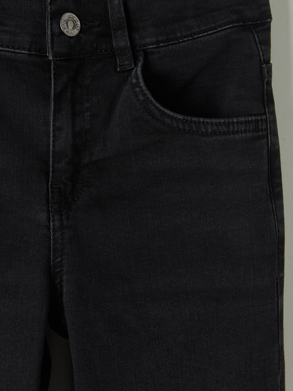 Siyah Super Skinny Fit Erkek Çocuk Jean Pantolon-2