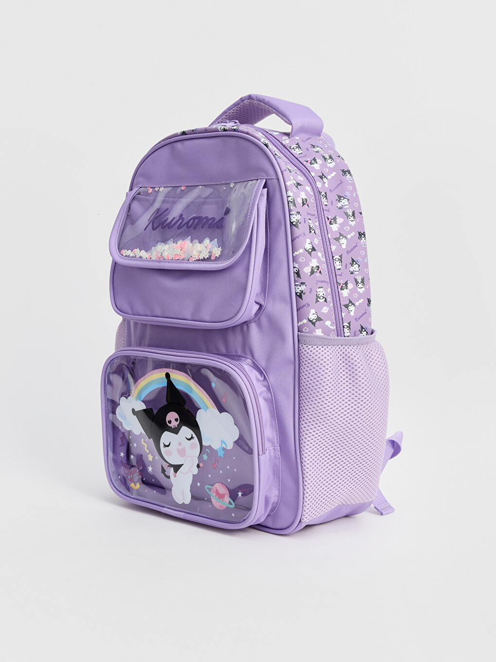 Kuromi Baskılı Kız Çocuk Sırt Çantası-1
