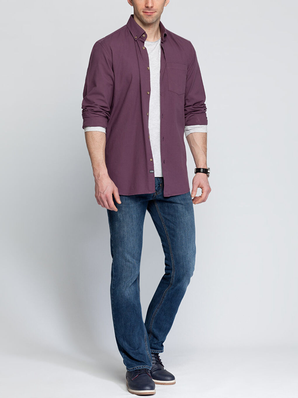 Man PURPLE Shirt-2