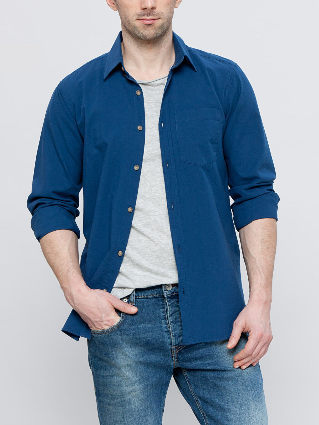 Man NAVY Shirt
