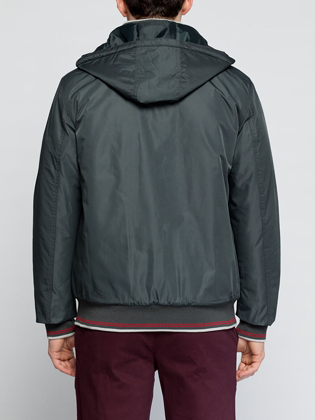 Koyu Yeşil Şişme Mont-2