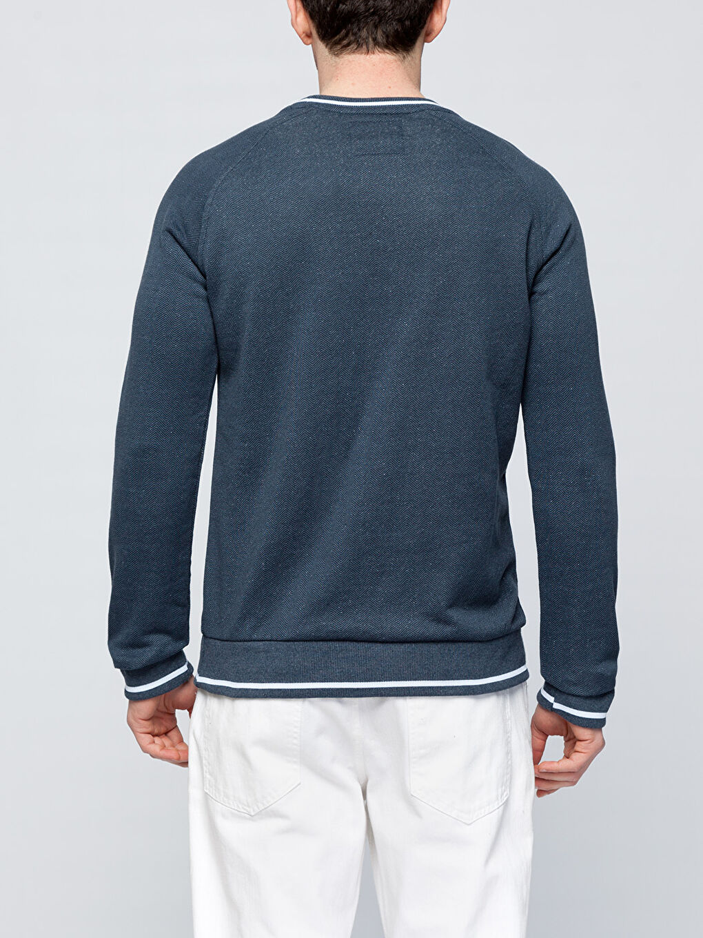 İndigo Melanj Sweatshirt-1