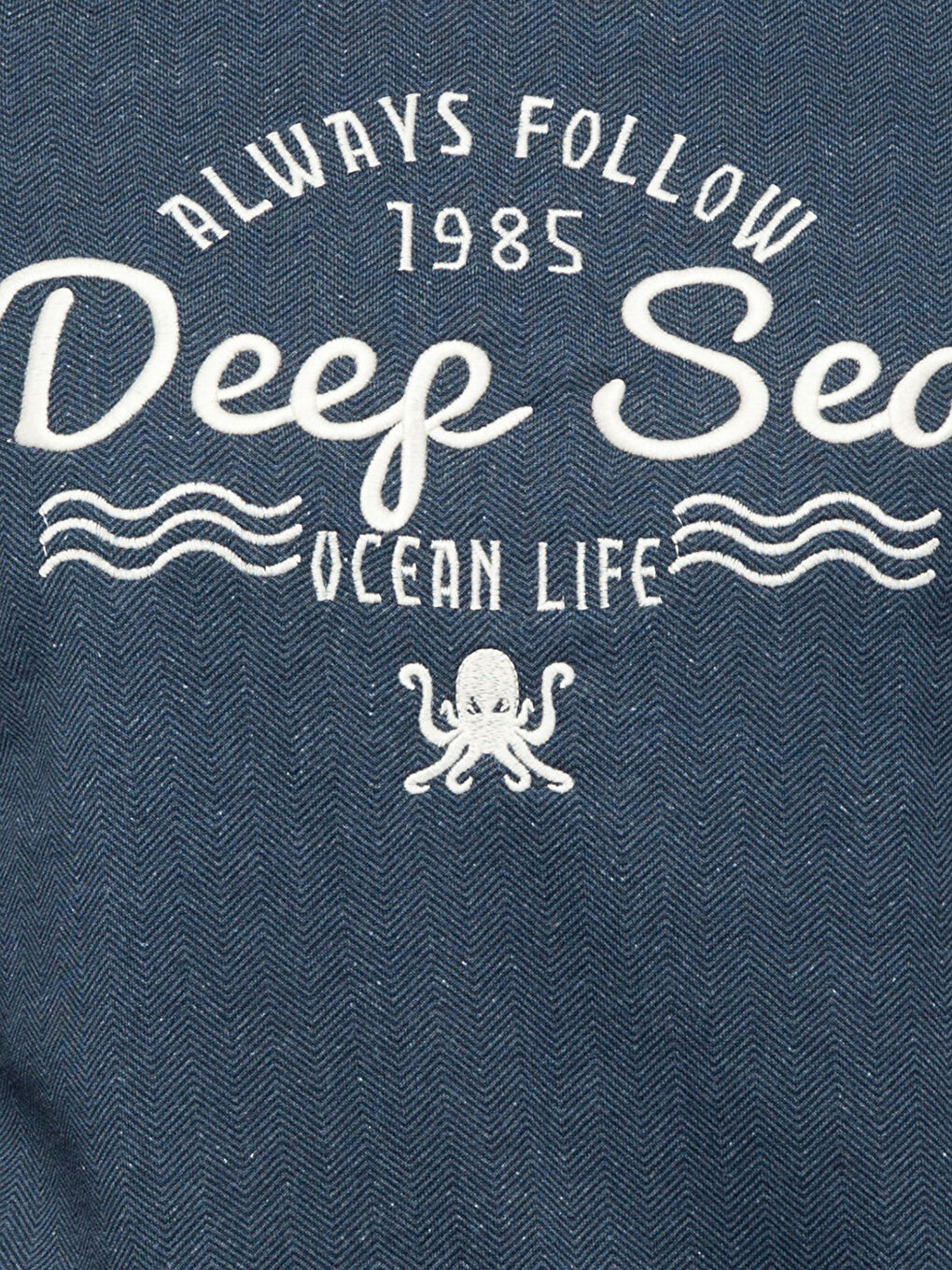 İndigo Melanj Sweatshirt-3