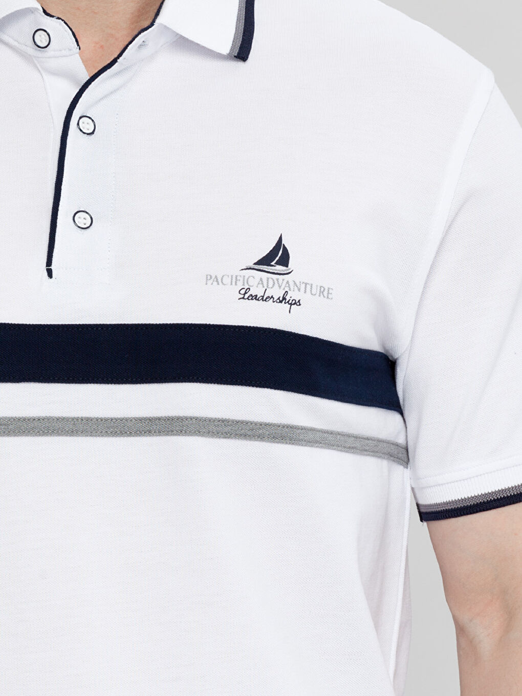 T-shirt BLANC Homme-3