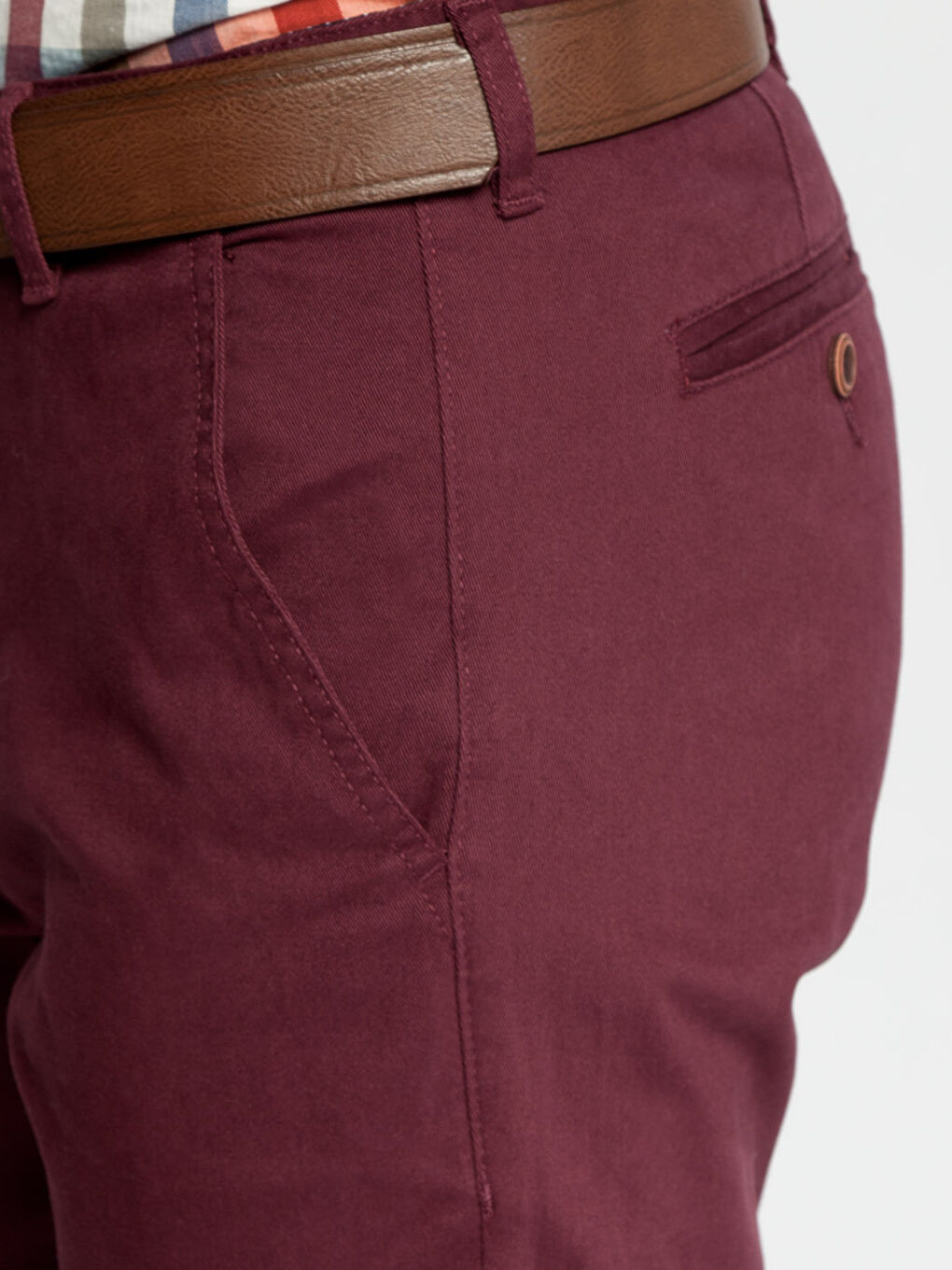 Mürdüm Chino Pantolon-3