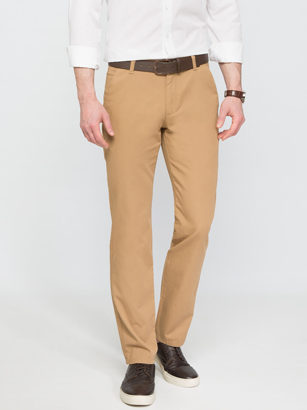 Bej Deve Tüyü Chino Pantolon