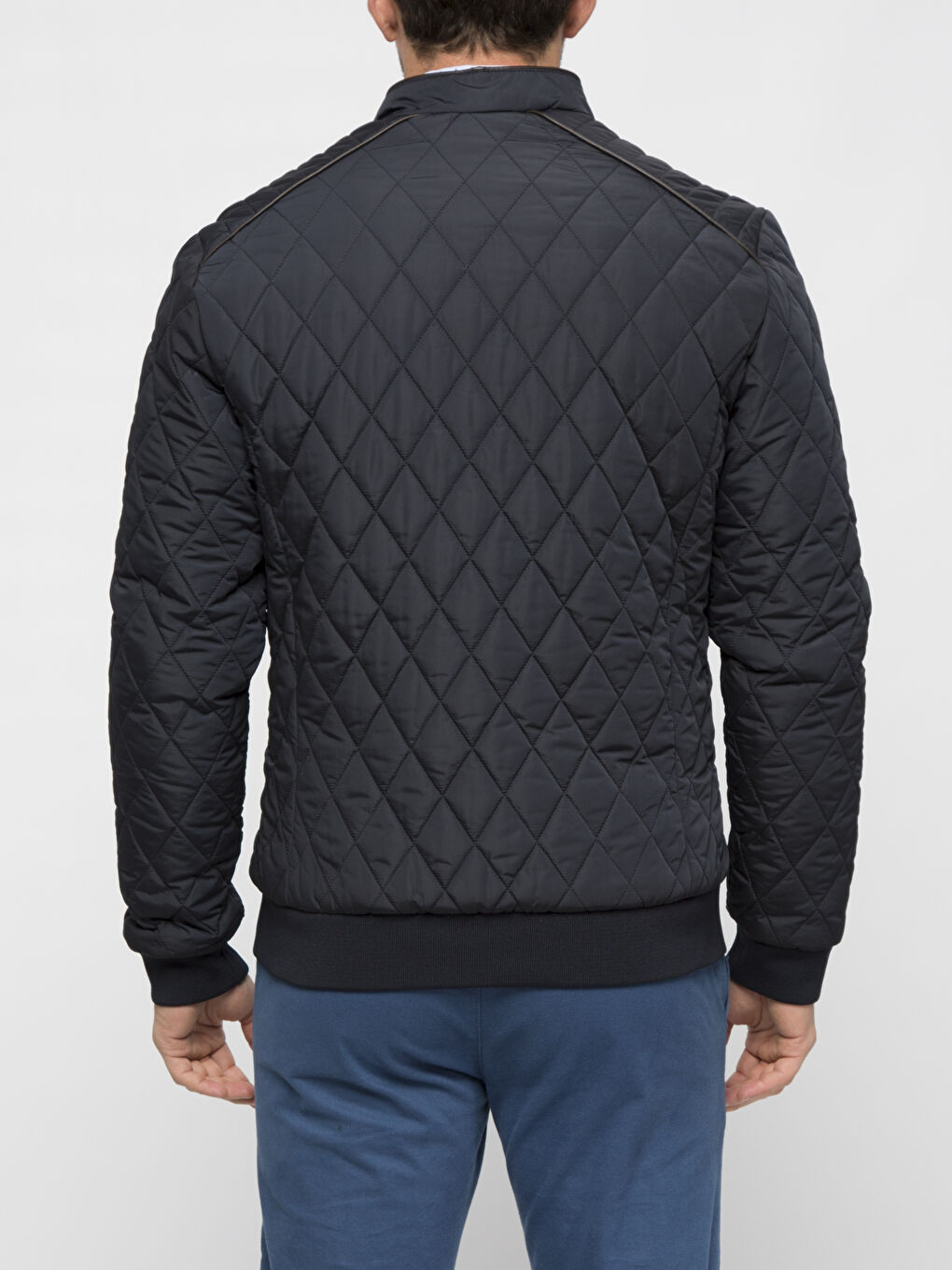 Lacivert Şişme Mont-2