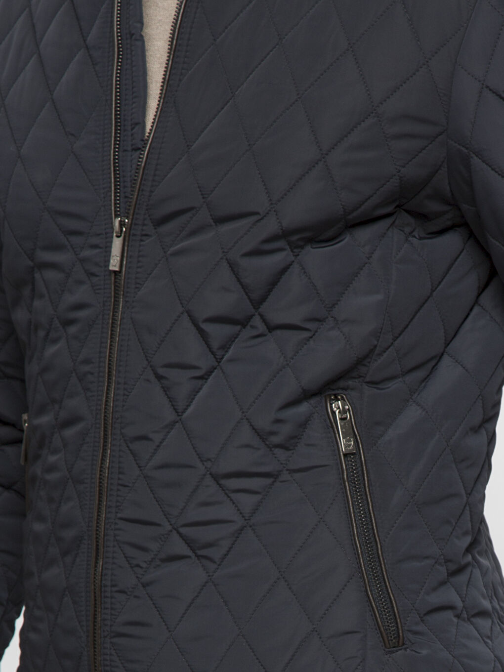 Lacivert Şişme Mont-4