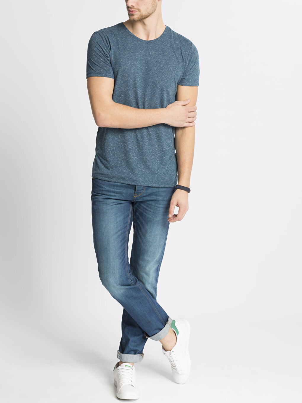 Petrol Nopeli Tişört-2