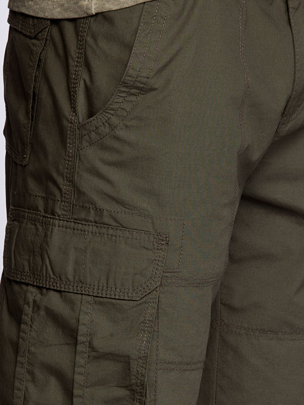 Man KHAKI Cargo Shorts-3