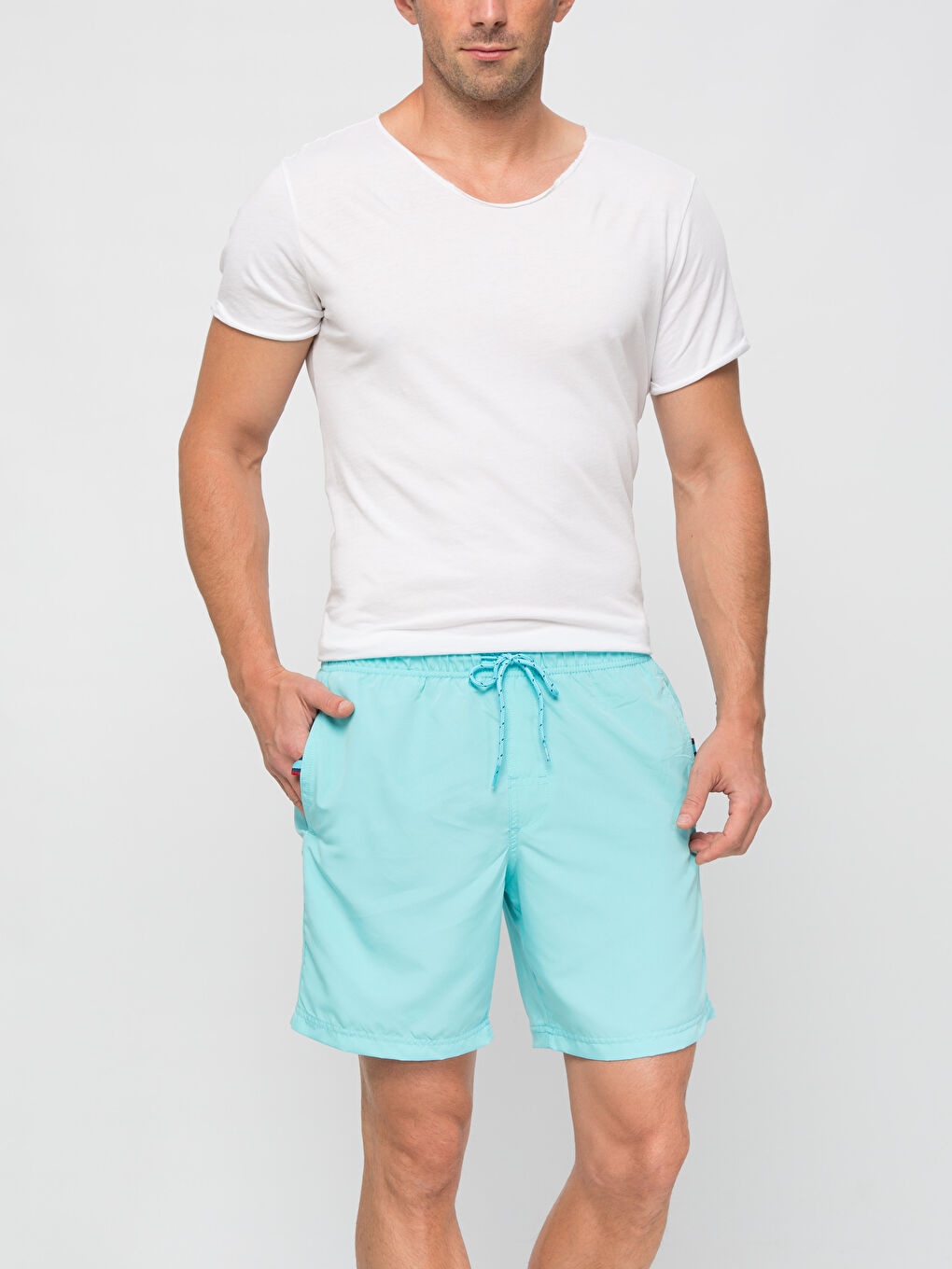 Turkuaz Yüzme Şort