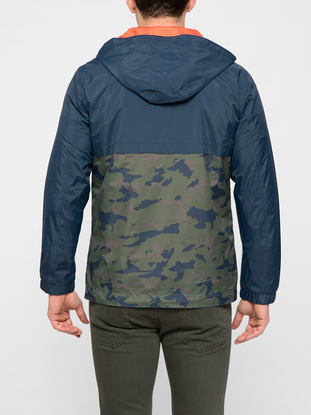 Lacivert Kısa Dar Mont-1