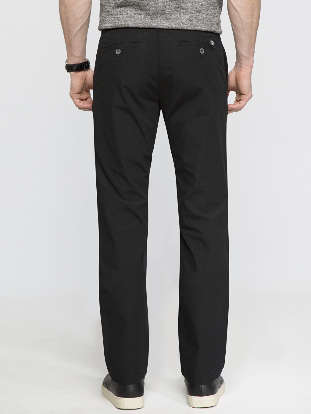 Standard Fit Chino Trousers-4
