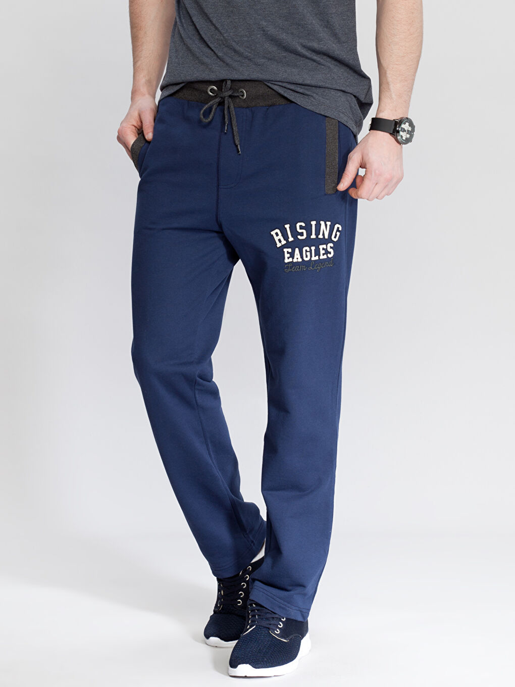 بنطال رياضي أزرق رجال