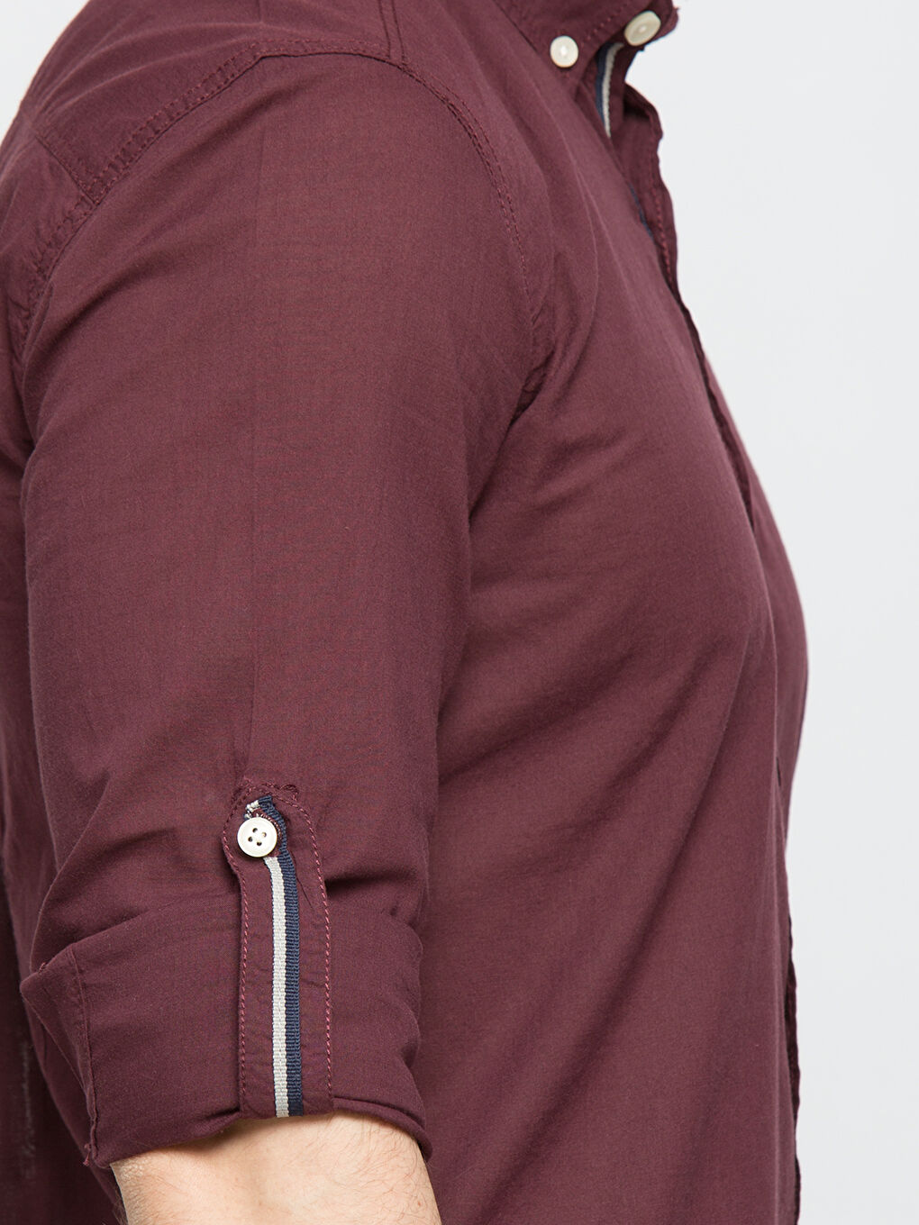 Chemise ROUGE BORDEAUX Homme-3