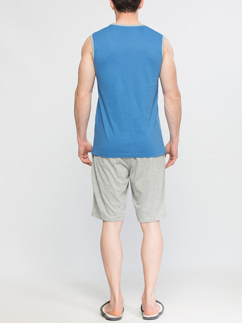 Man Blue Pyjama Set-1