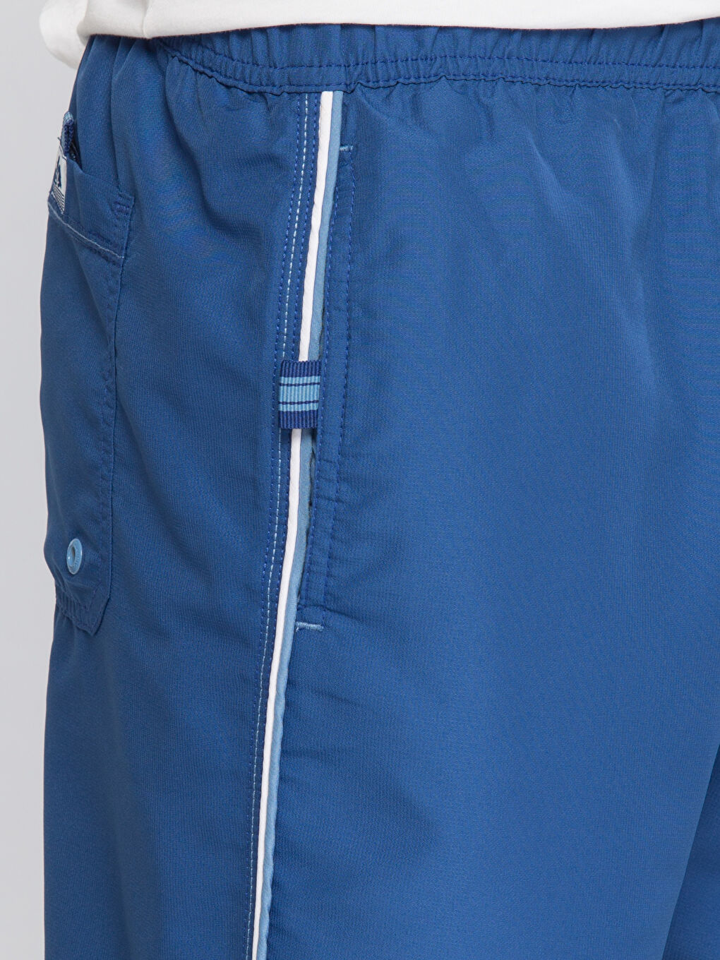 Canlı Mavi Yüzme Şort-3