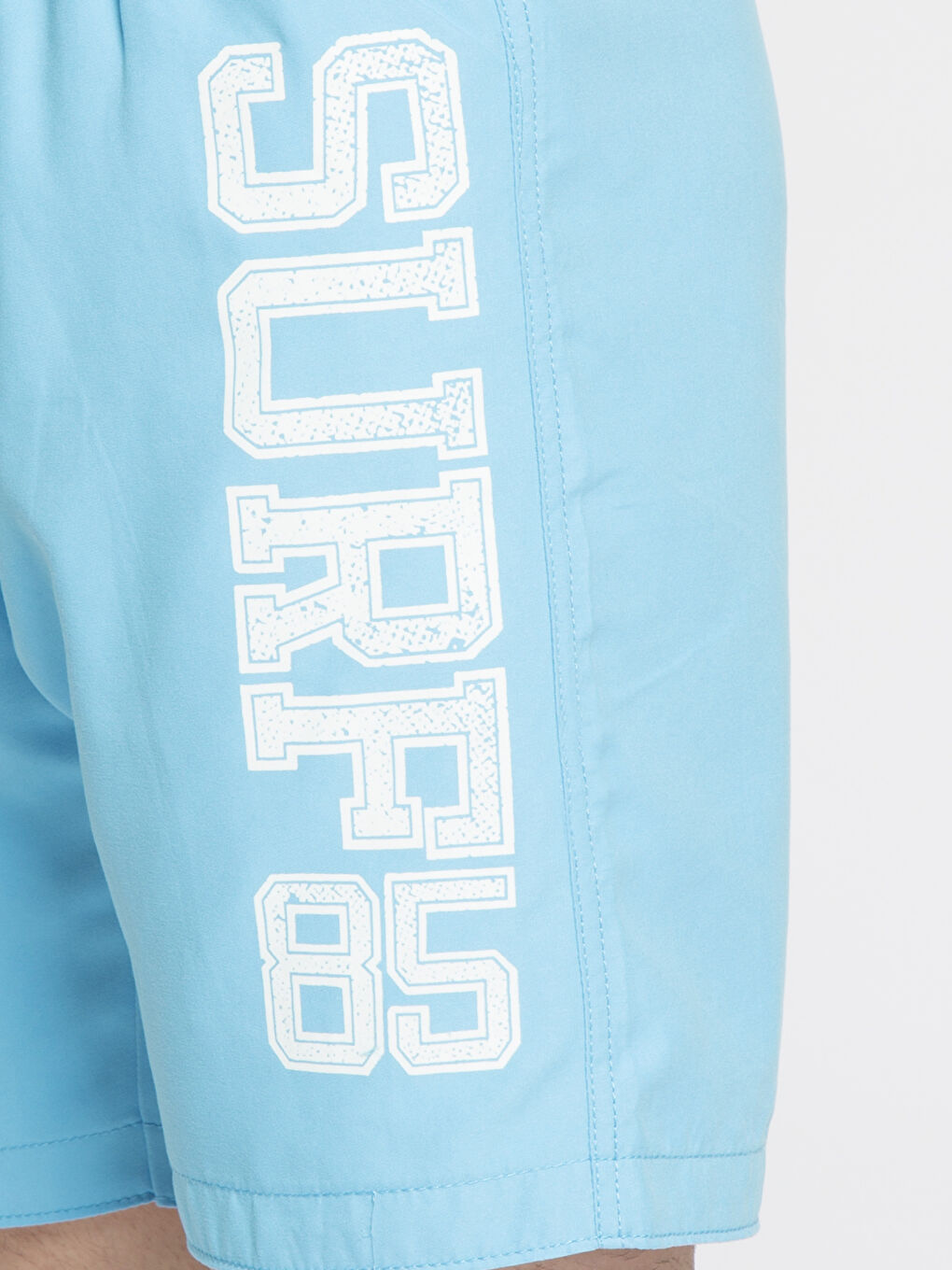 Parlak Mavi Yüzme Şort-3