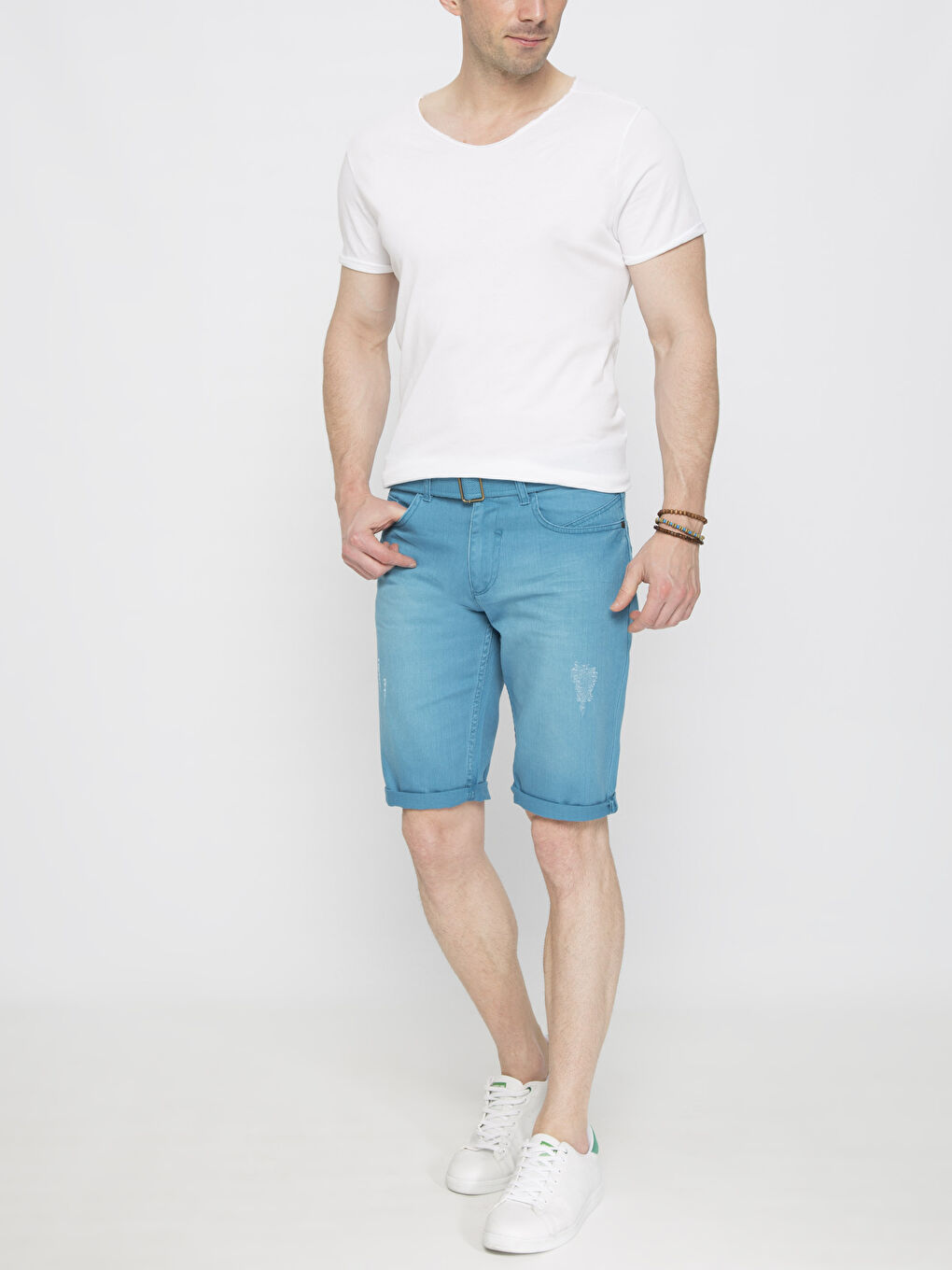 شورت أزرق فاتح رجال-2