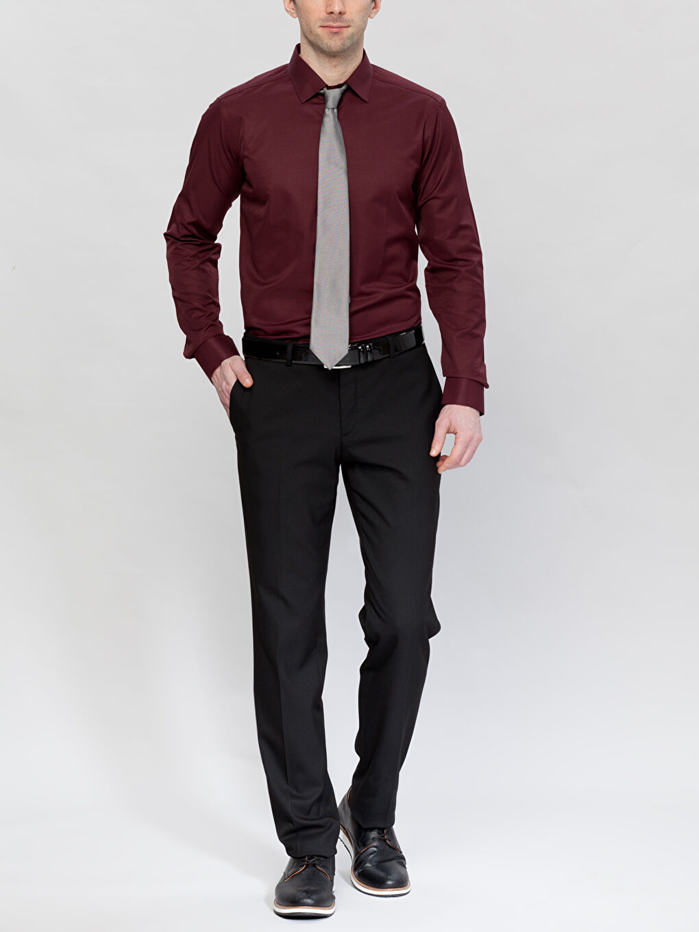 Man BORDEAUX Shirt-2