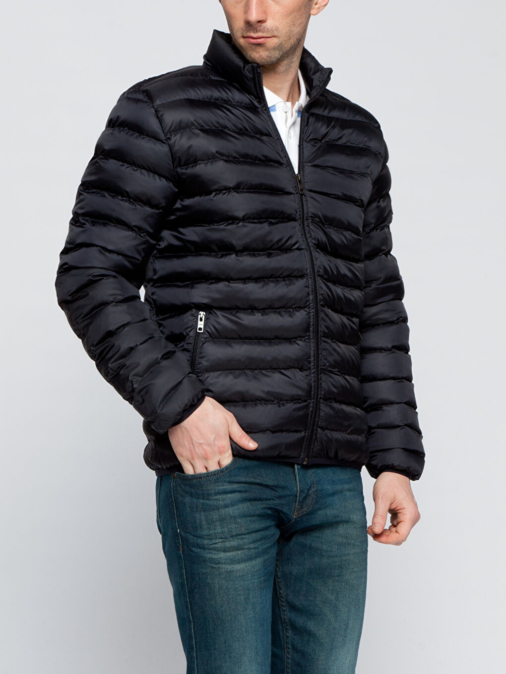 Lacivert Şişme Mont