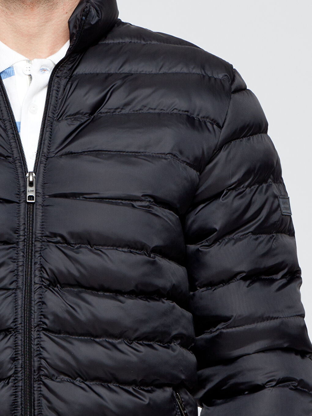 Lacivert Şişme Mont-4