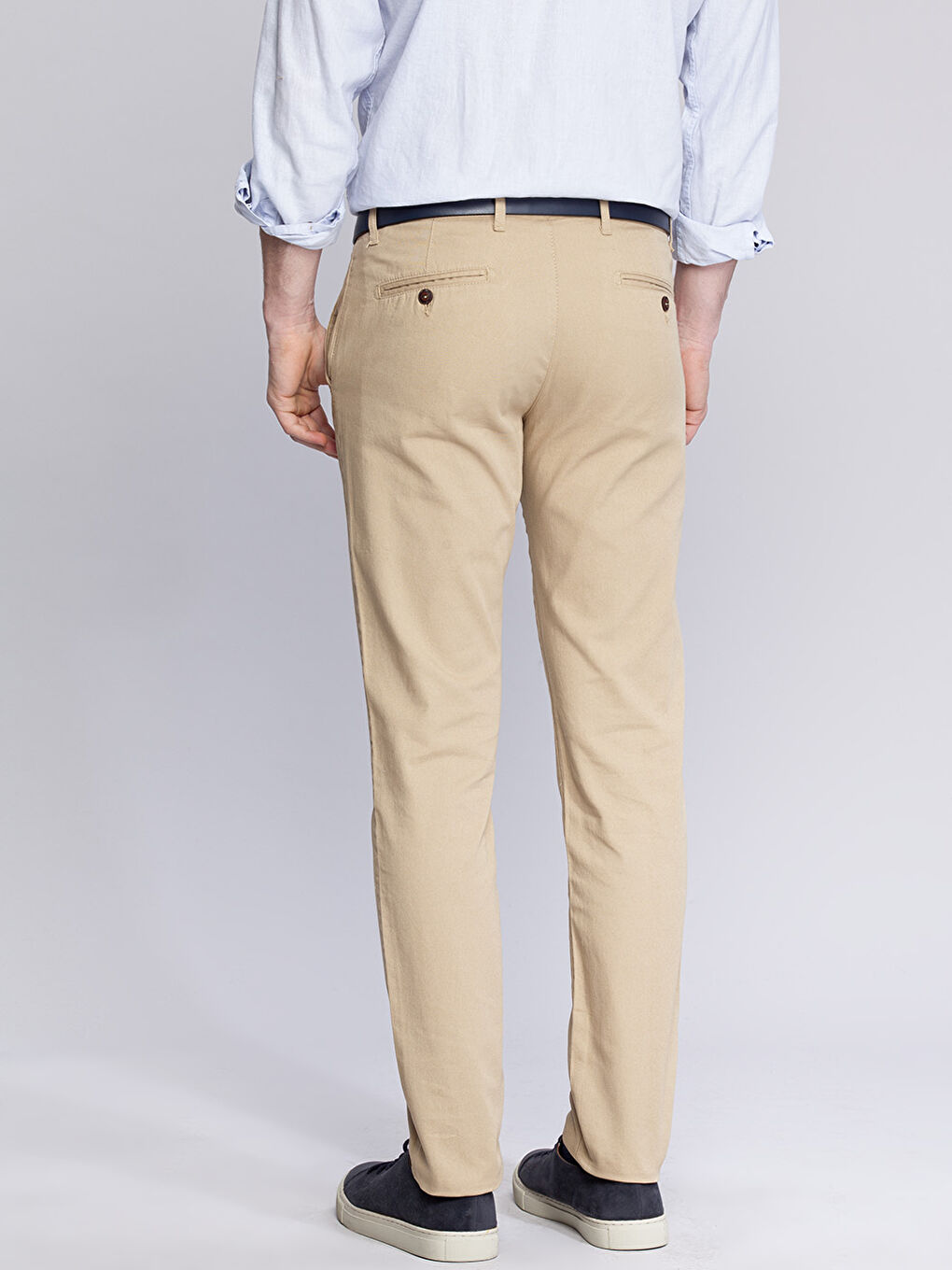 Pantalon chino BEIGE Homme-1